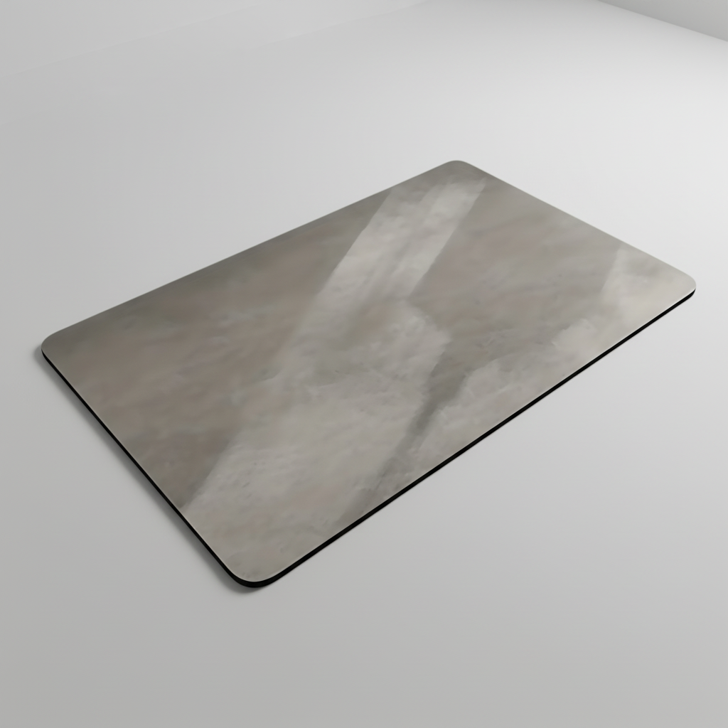 Absorbent Bathroom Mat Made from Diatomaceous Earth