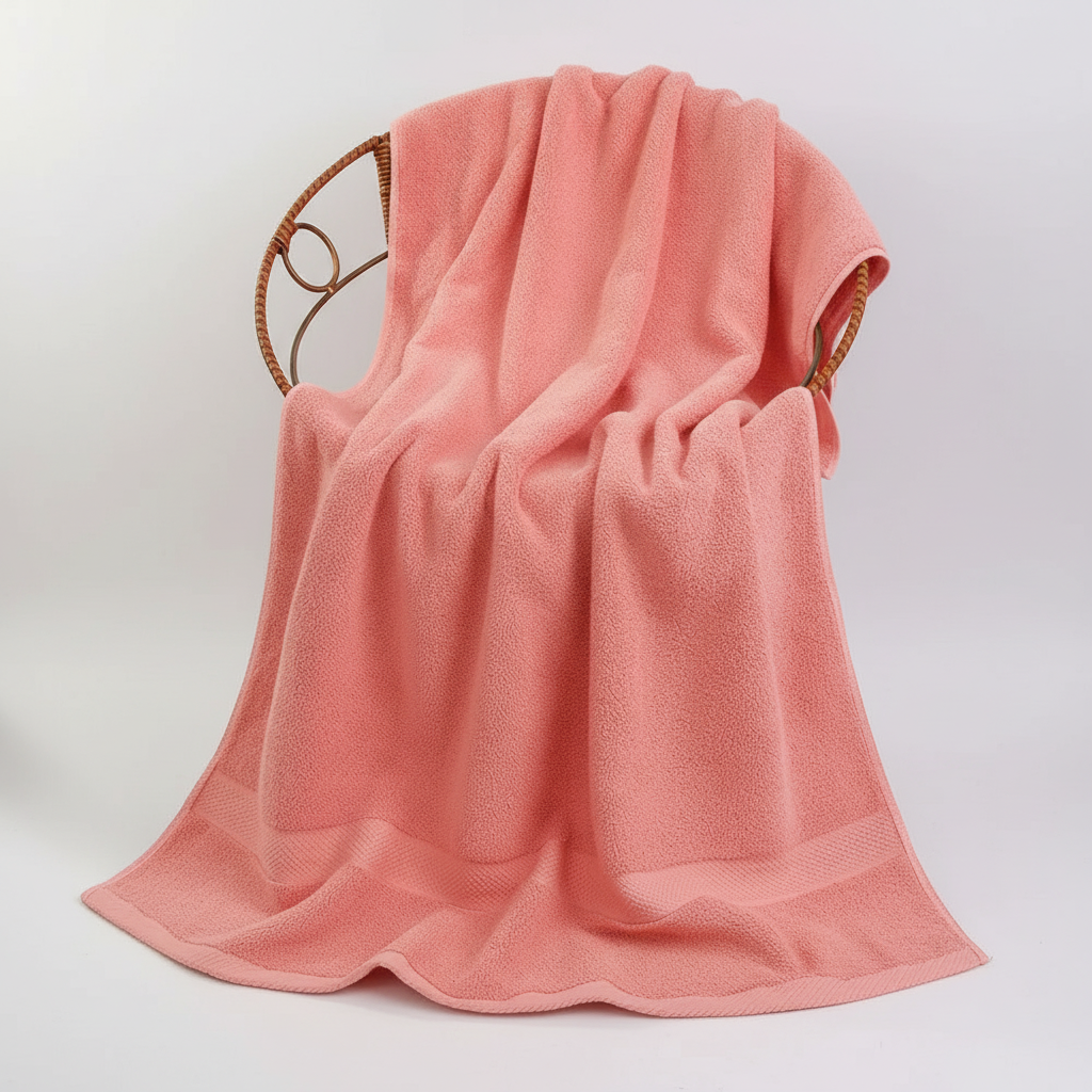 Soft Cotton Bath Towels - Absorbent and Cozy