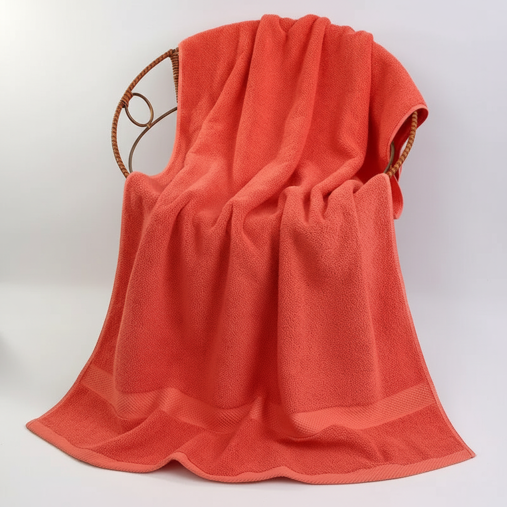 Soft Cotton Bath Towels - Absorbent and Cozy