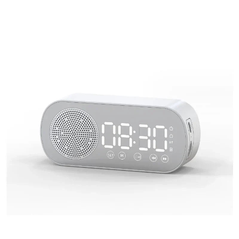 Smart Mirror Alarm Clock with Bluetooth and FM Radio