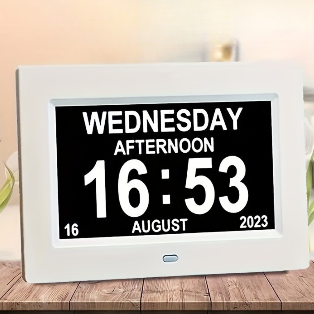Smart USB Alarm Clock with Auto Brightness and Calendar
