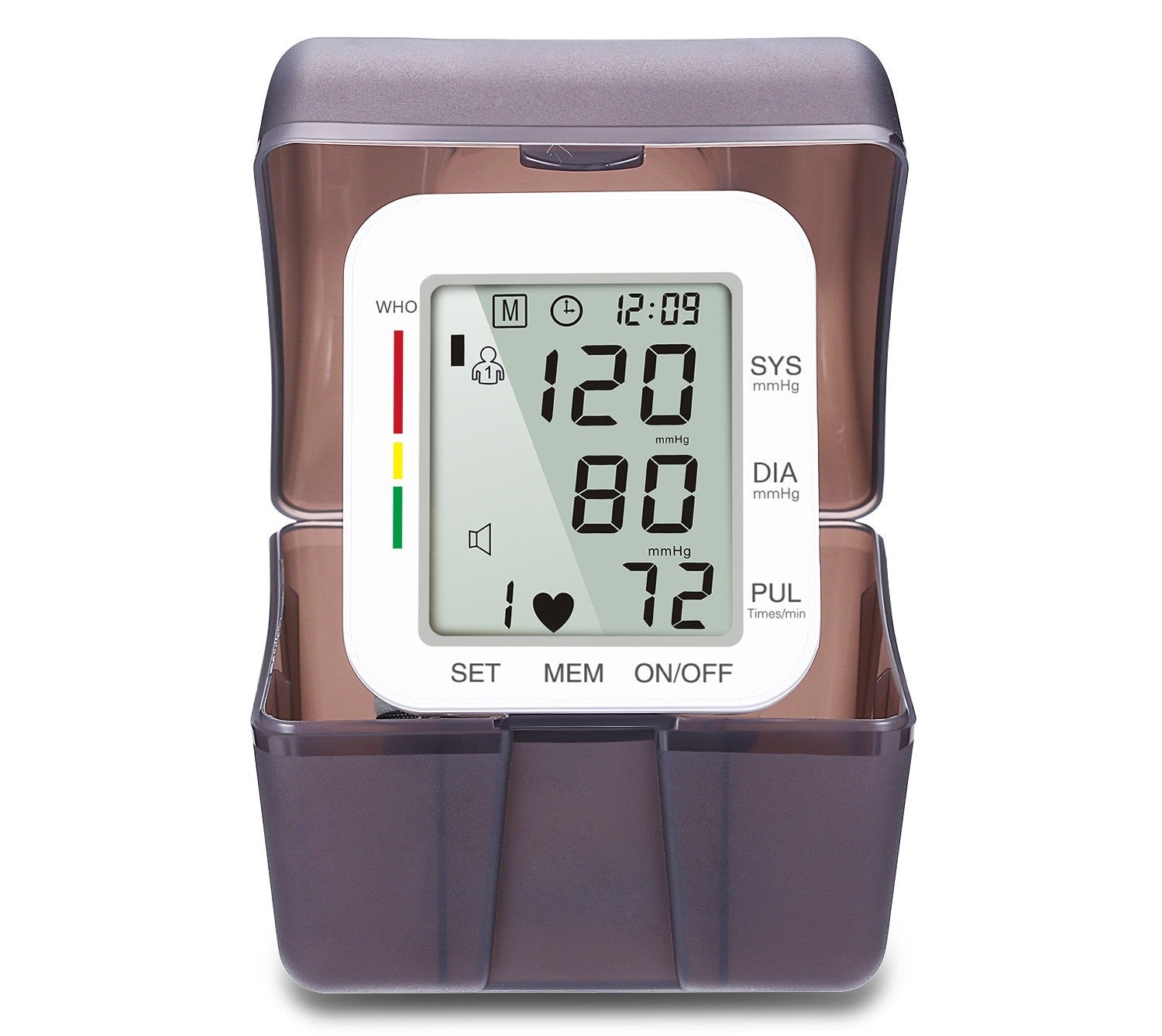 Smart Wrist Blood Pressure Monitor with Voice Alerts | Dual User Support