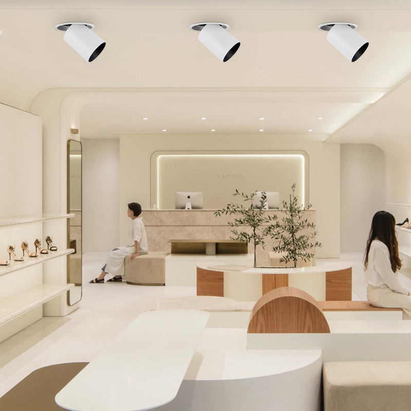 Sleek LED Recessed Ceiling Light Fixture for Indoor Use