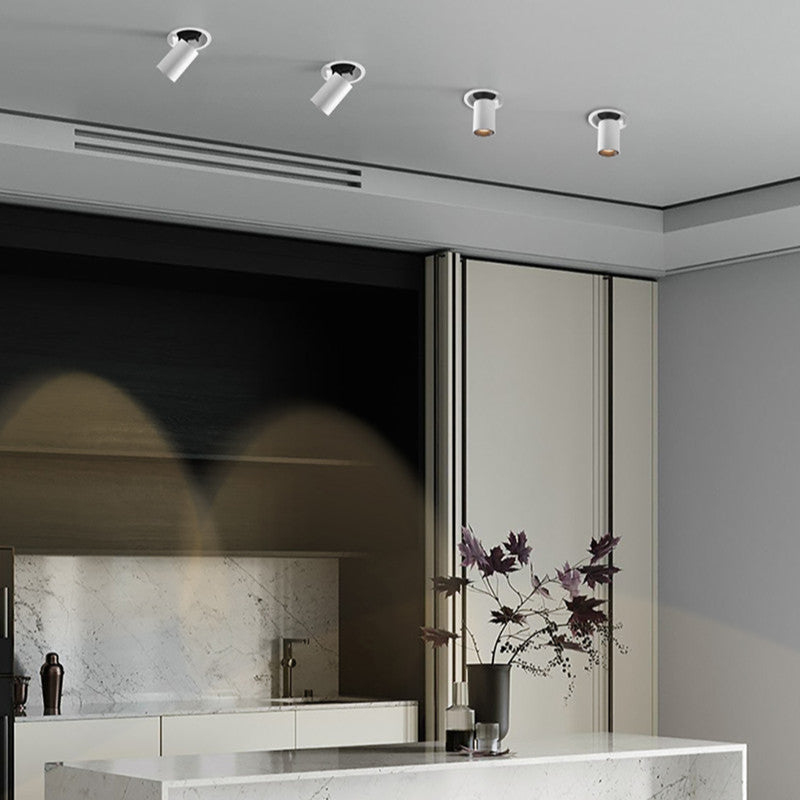 Sleek LED Recessed Ceiling Light Fixture for Indoor Use