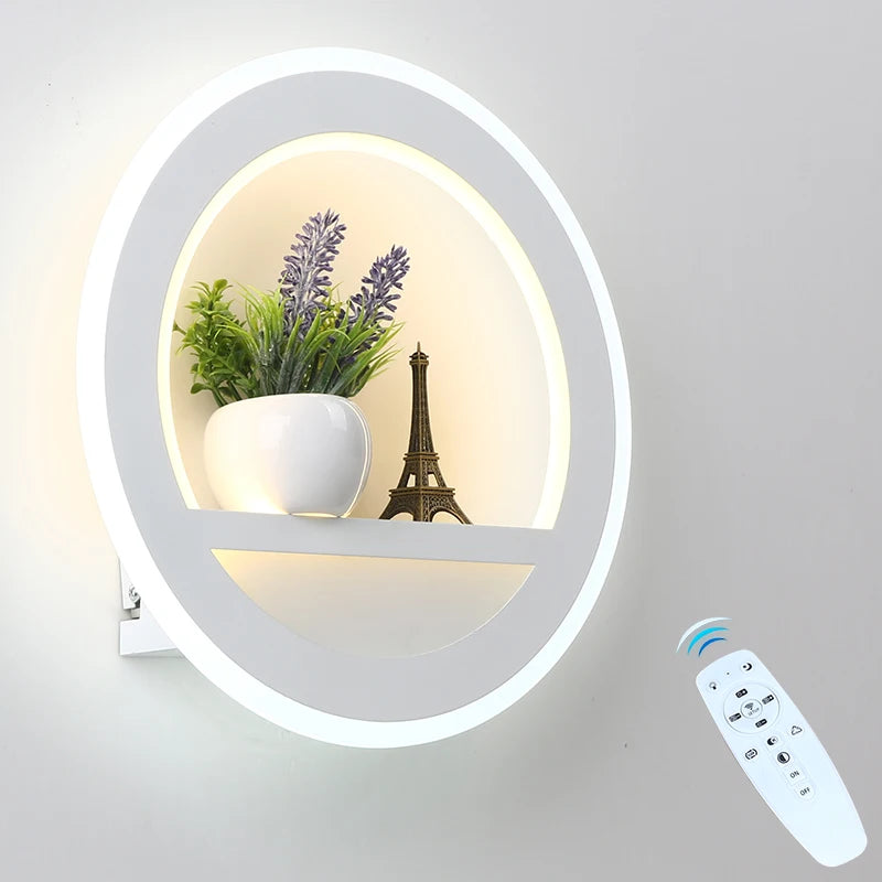 Adjustable LED Wall Sconce with Remote Control