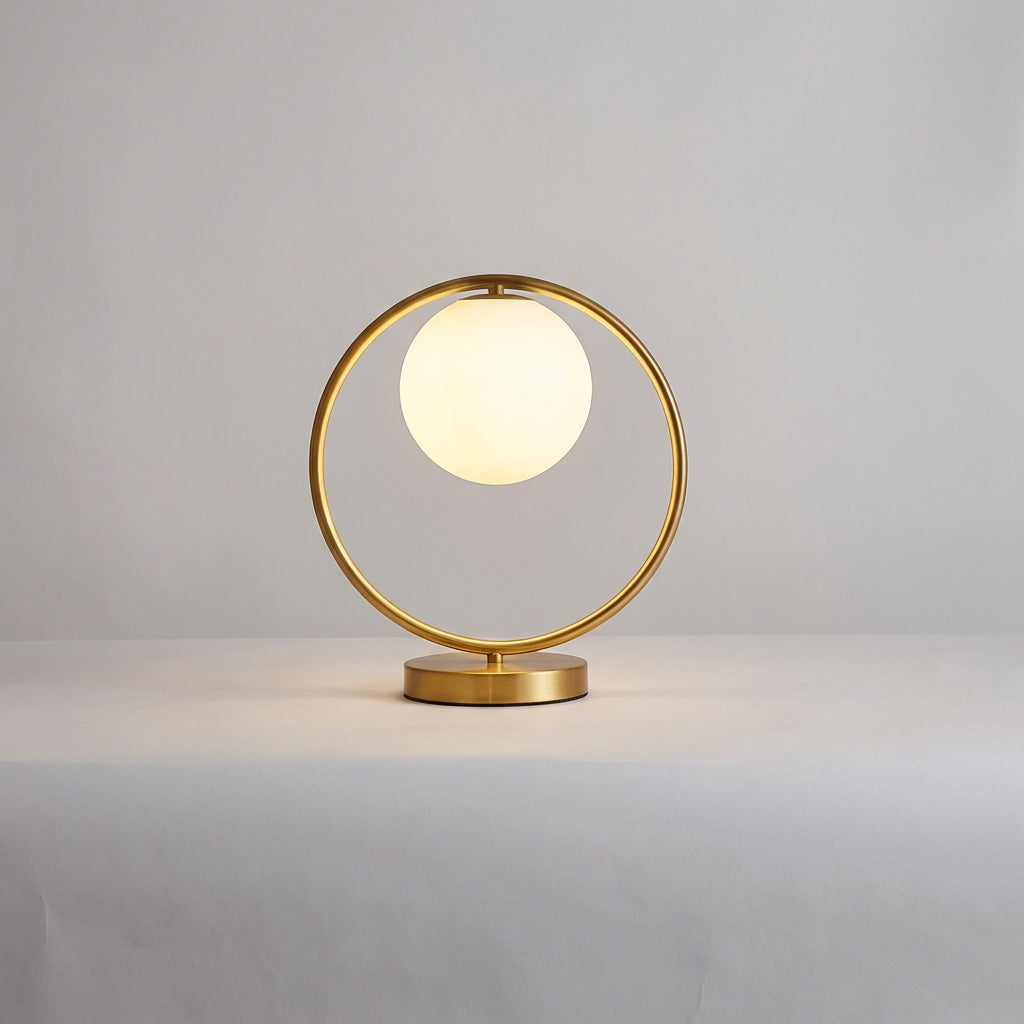 Adjustable Brightness Circular Desk Light