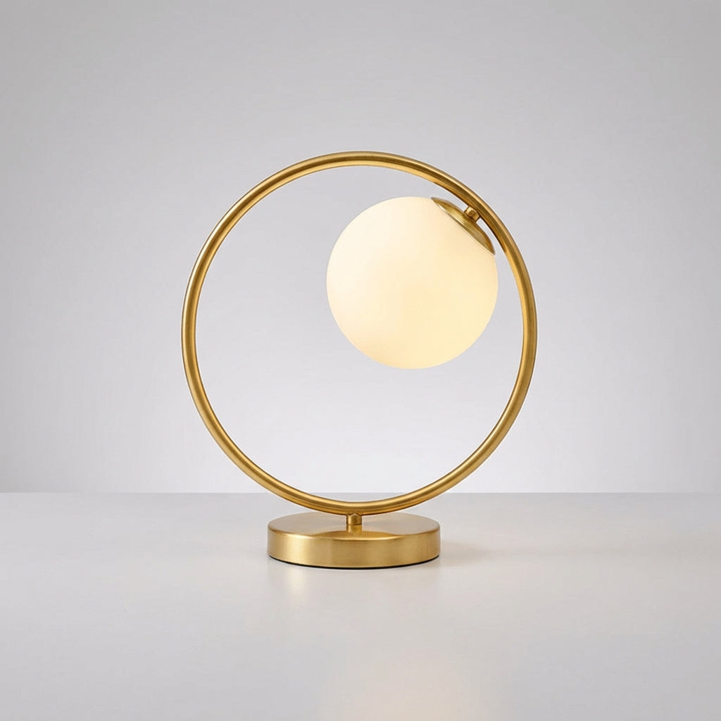 Adjustable Brightness Circular Desk Light