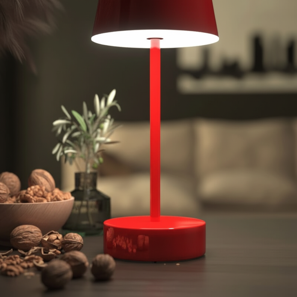 Versatile Cordless Table Lamp with Adjustable Brightness and Color