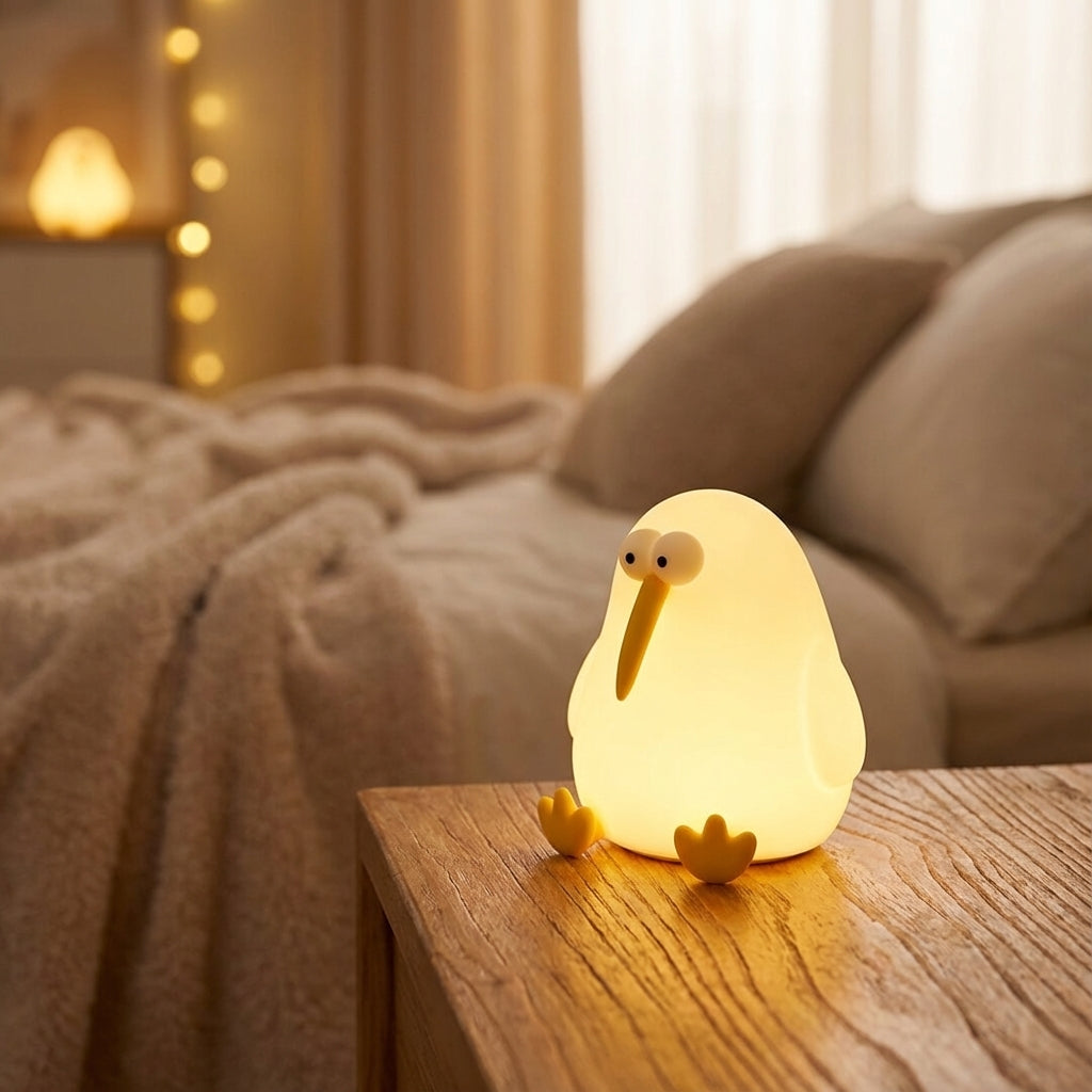 Touch-Controlled Dimmable Nightstand Lamp