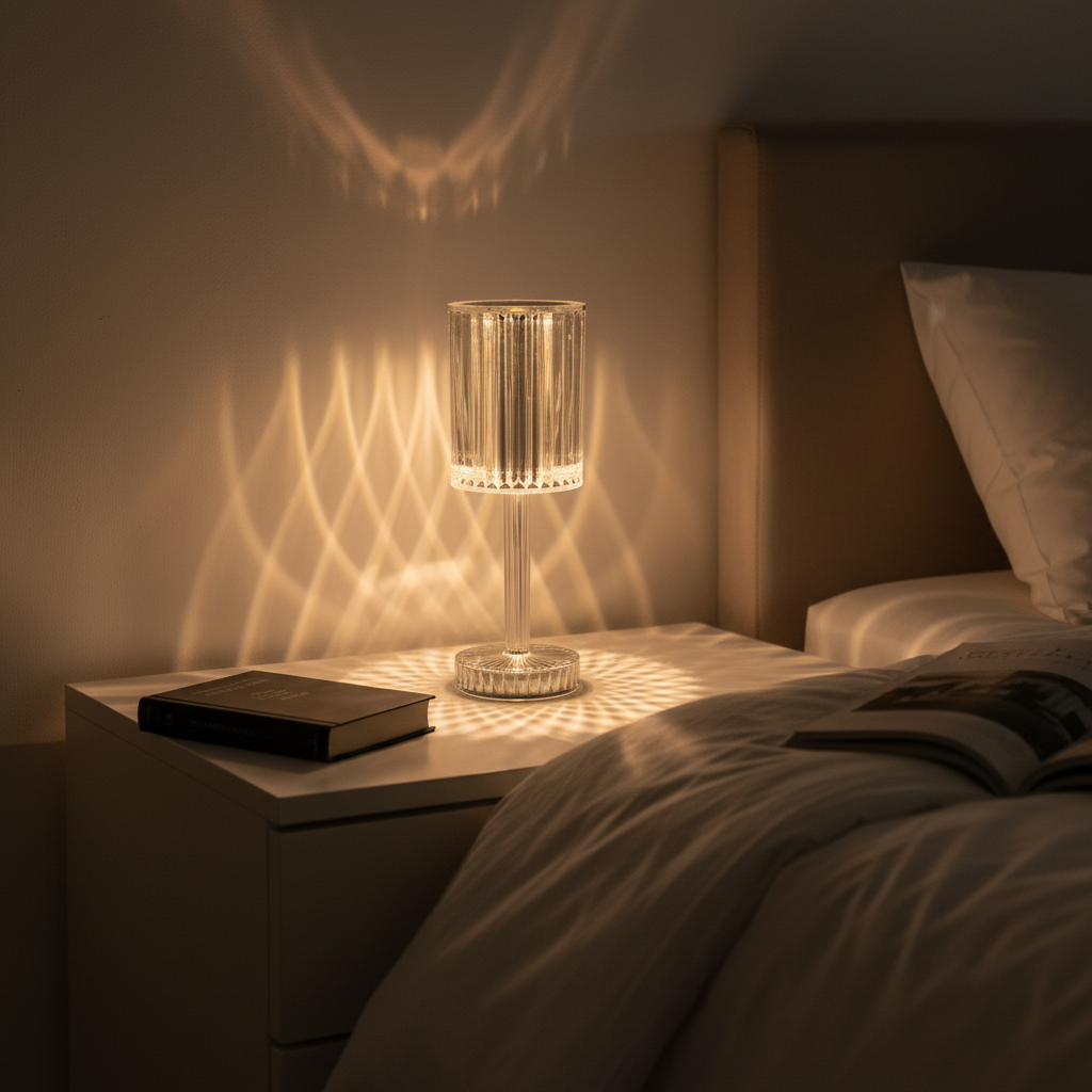 Adjustable Crystal Accent Lamp