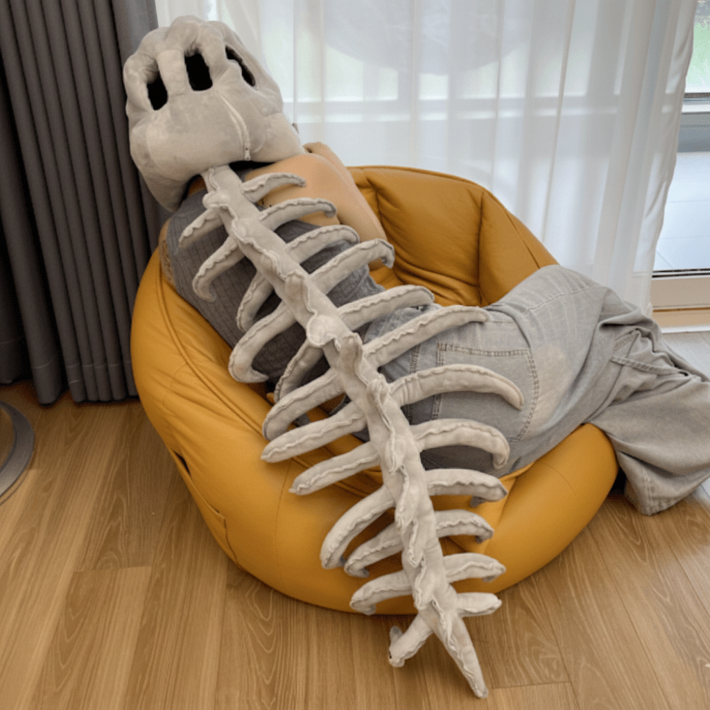 3D Plush Dinosaur Bones Costume for Kids | Perfect for Halloween