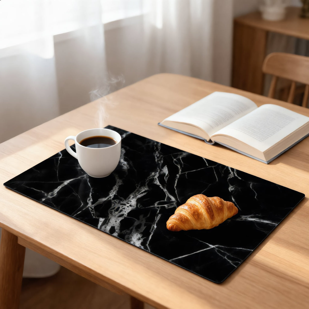 Elegant Marble Dish Drying Mat – Absorbent & Non-Slip