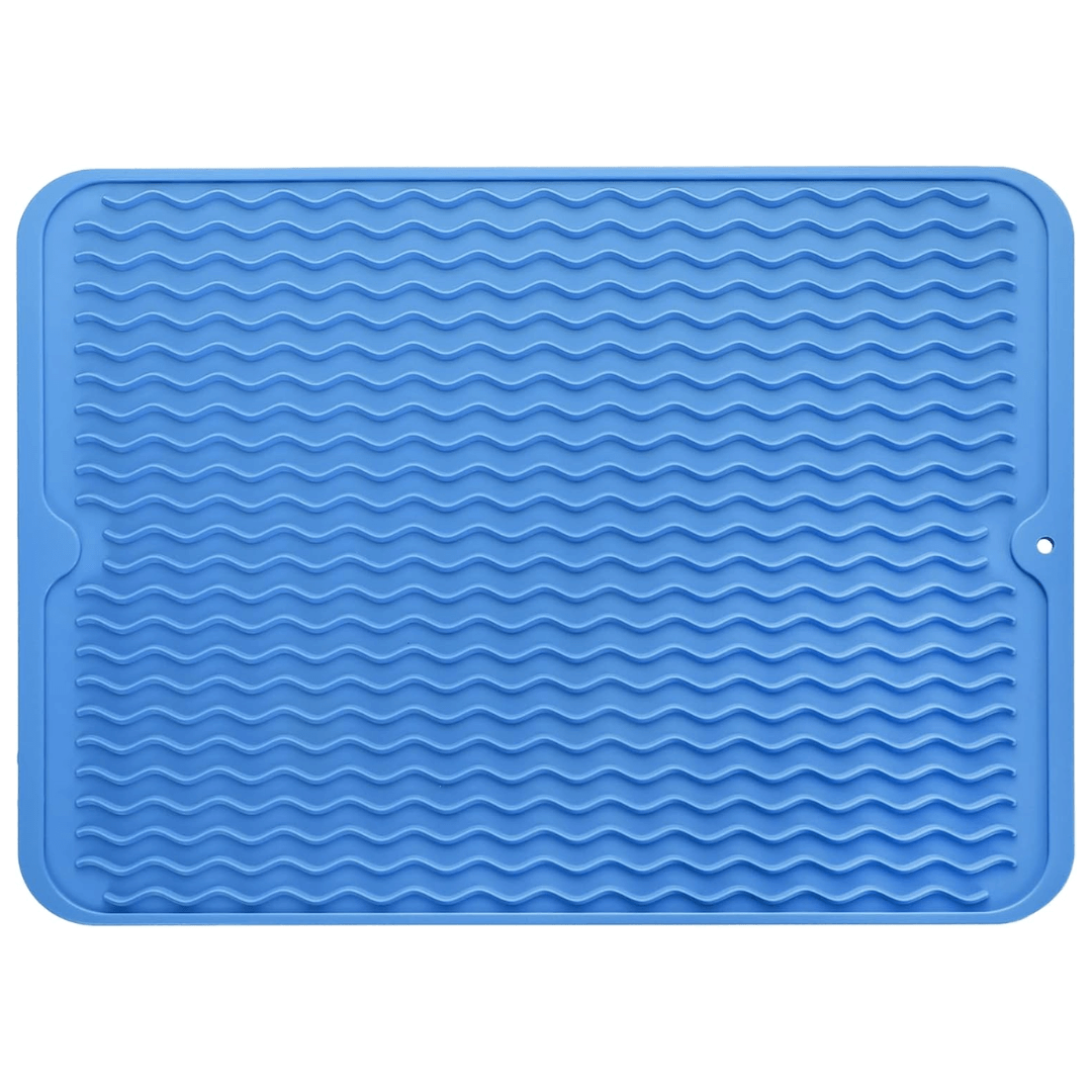 Eco-Friendly Silicone Dish Drying Mat - Heat Resistant Surface Protector