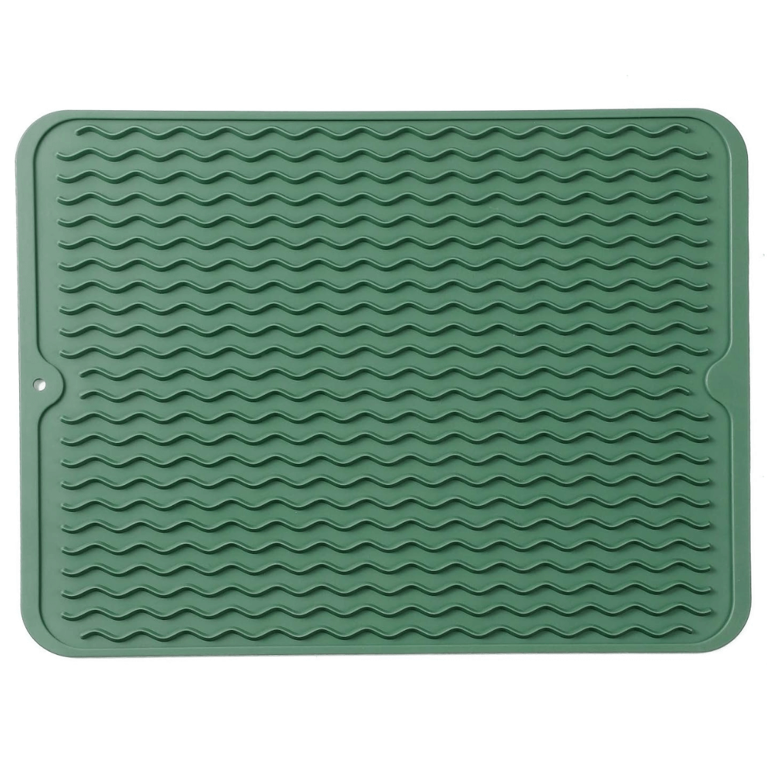 Eco-Friendly Silicone Dish Drying Mat - Heat Resistant Surface Protector