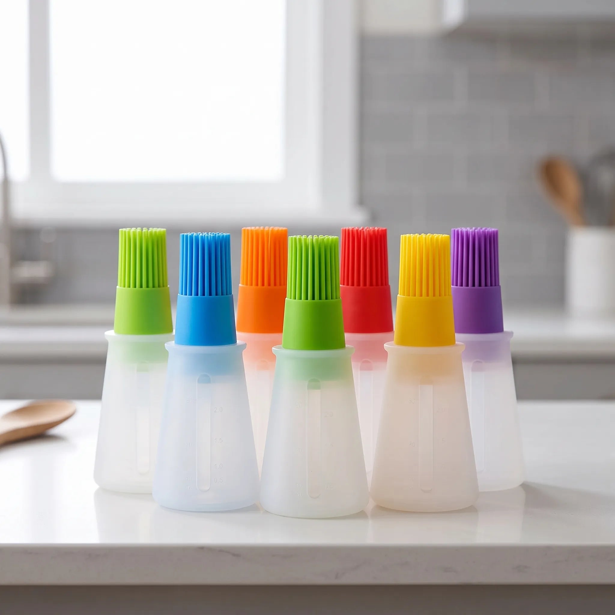 Kitchen Pastry Brush with Dispensing Feature