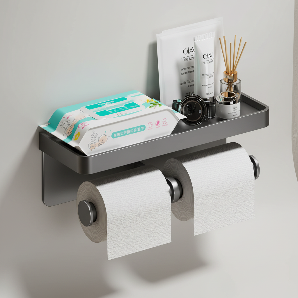 Paper Holder for Double Rolls - Convenient Storage Solution