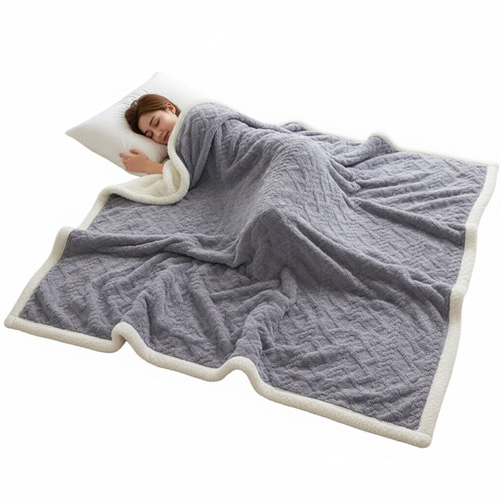 Reversible Wool Sleep Blanket