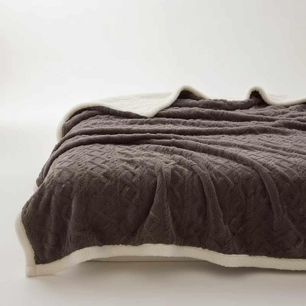 Reversible Wool Sleep Blanket