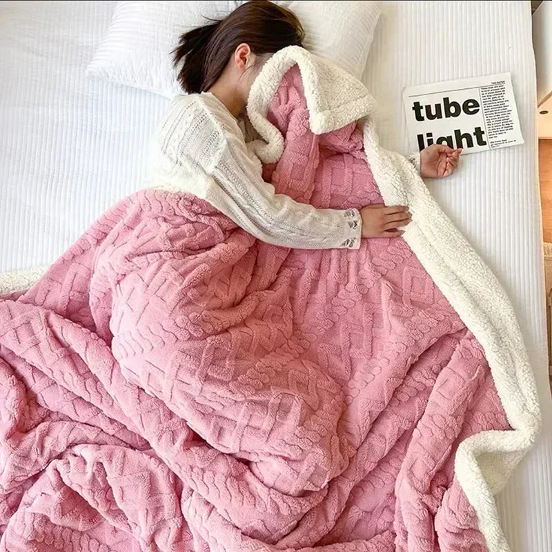 Reversible Wool Sleep Blanket