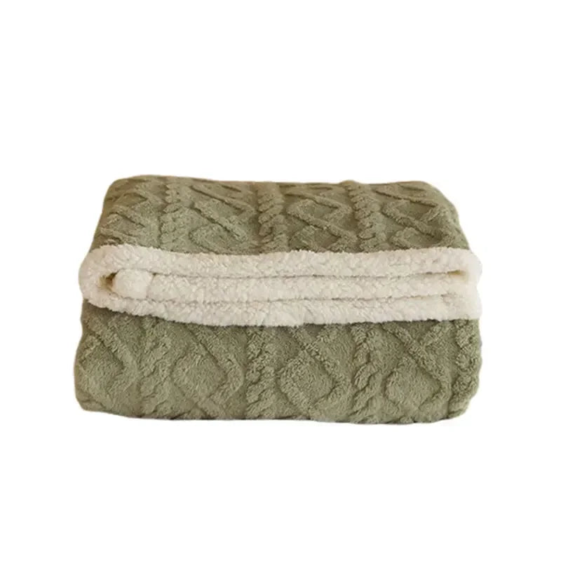 Reversible Wool Sleep Blanket
