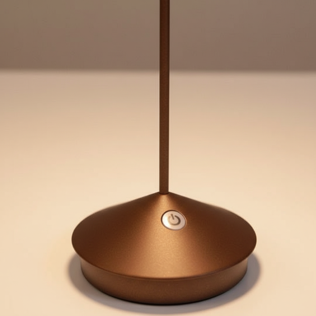 Modern Table Lamp with Wireless LED Lighting
