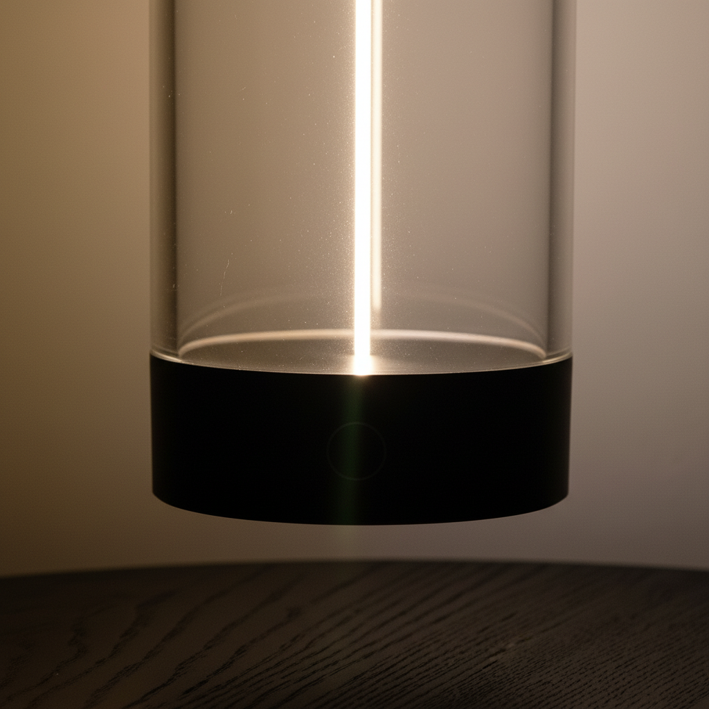 Cylindrical Wireless Table Lamp - Beam of Light