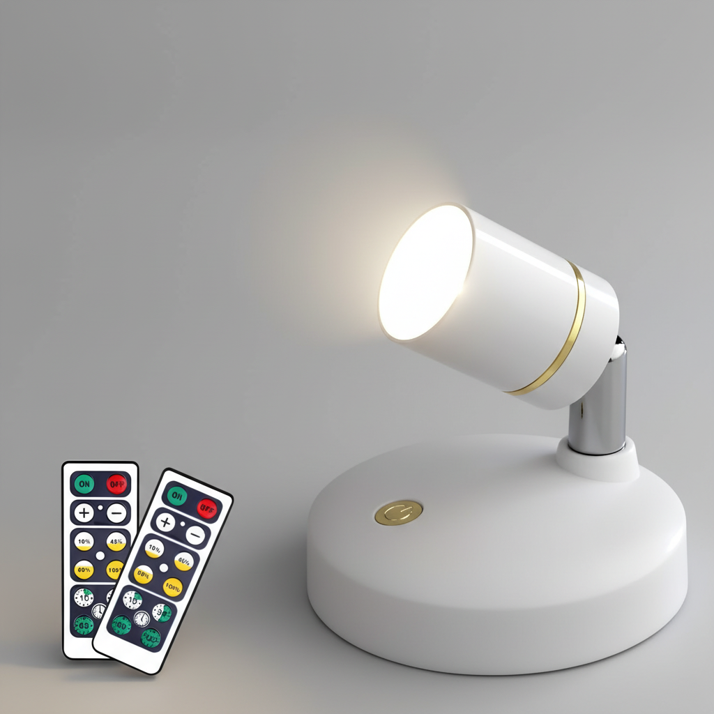Dimmable Wireless Spotlight - Adjustable Brightness