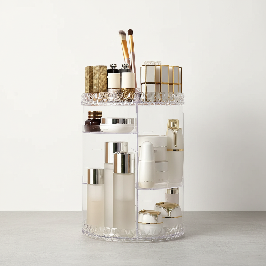 Spinning Acrylic Storage Organizer