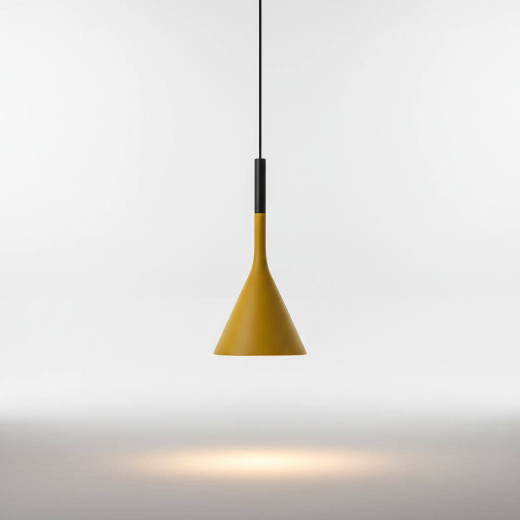 Triangular Pendant Light Fixture - Metal Design