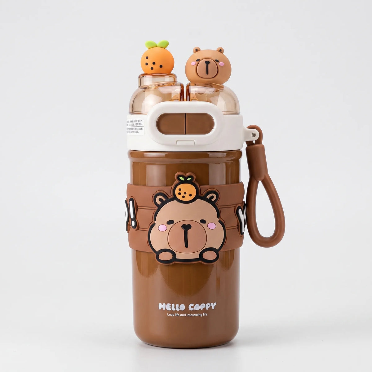 Insulated Water Bottle with Dual Compartments