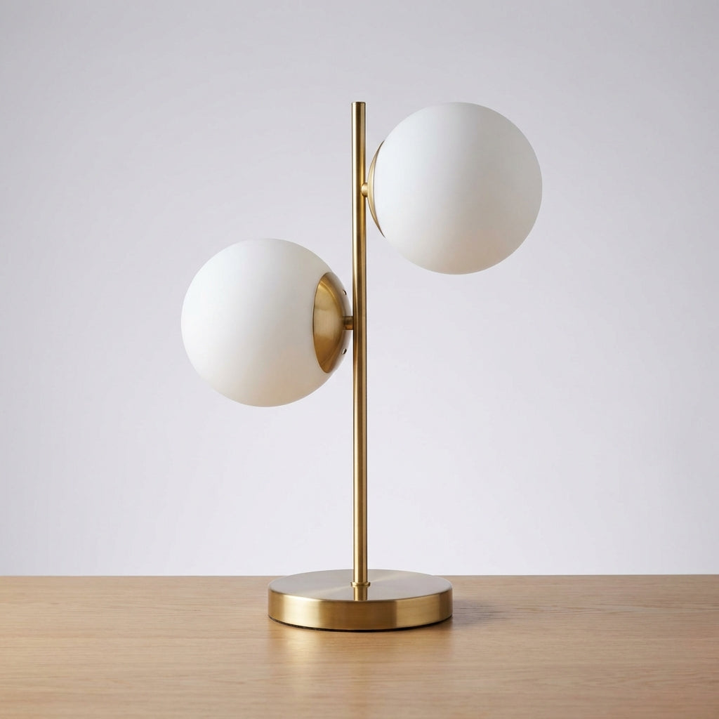 Ambient Lamp with Dual Globes for Soft Lighting