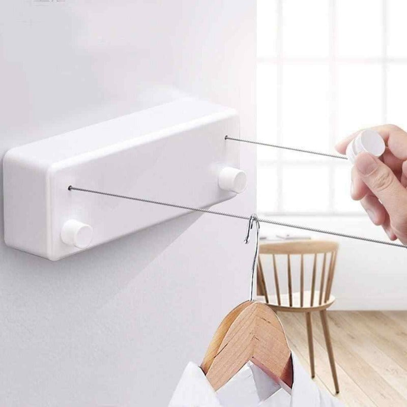 Space-Saving Wall-Mounted Laundry Drying System