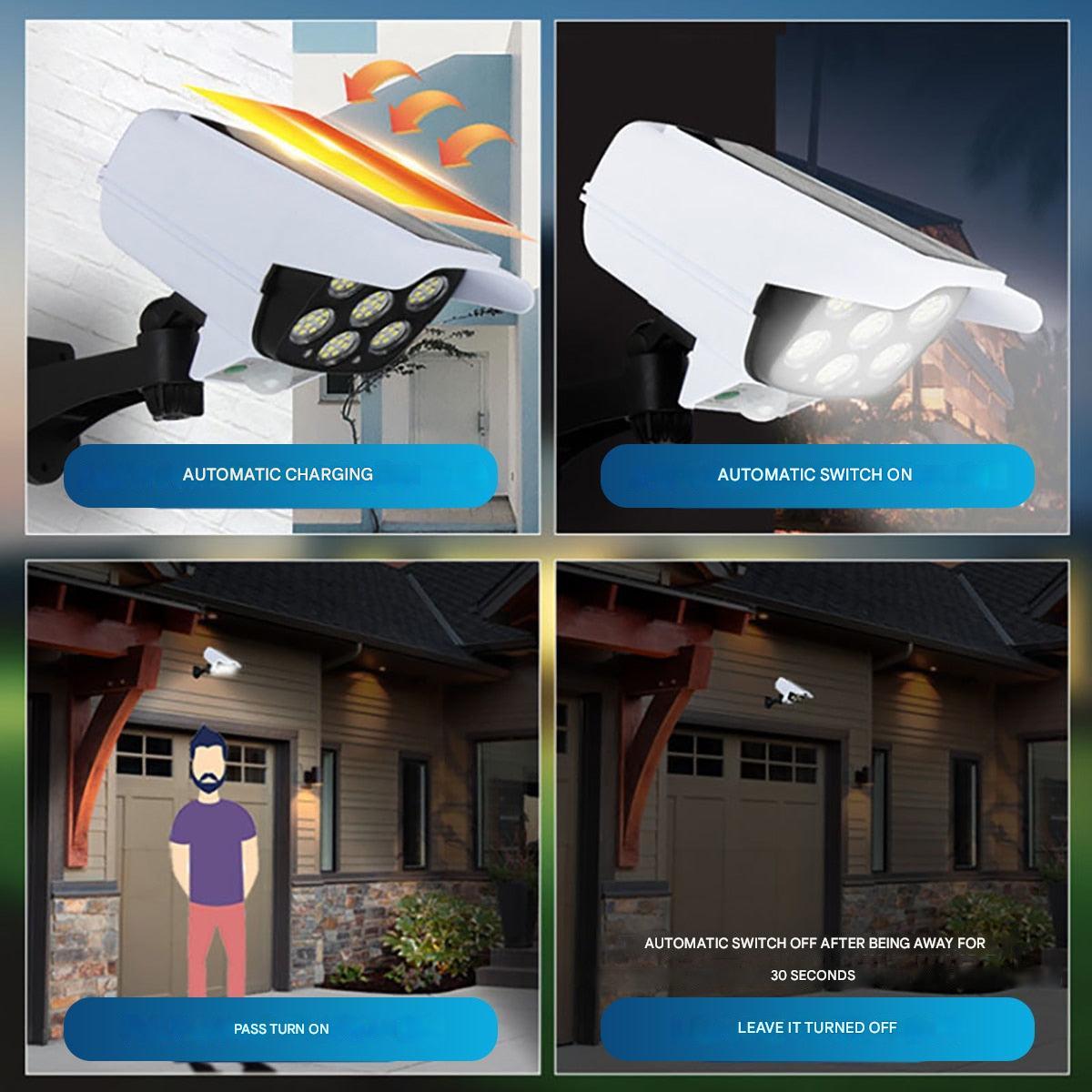 Realistic Dummy Surveillance Camera with Motion Detection
