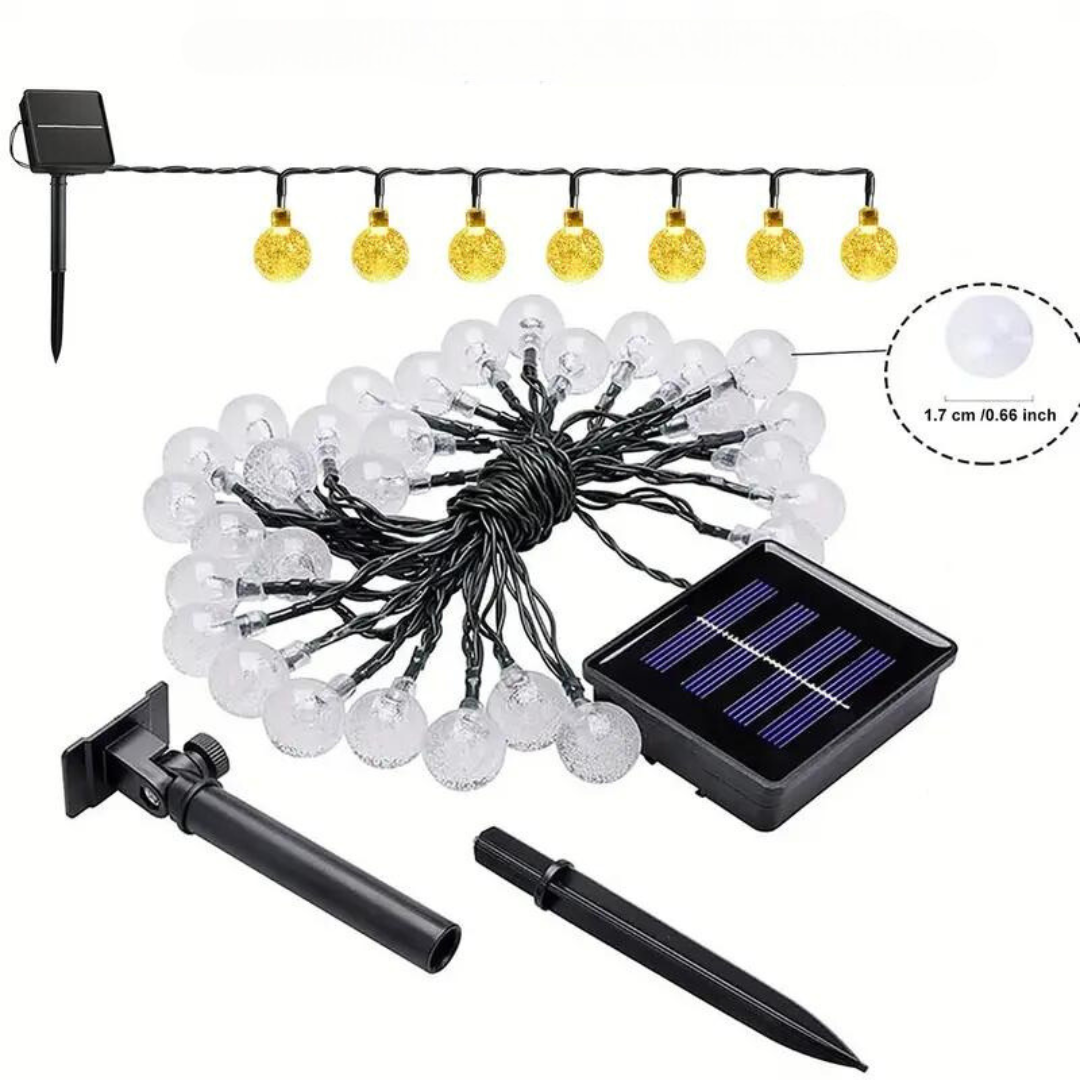 Outdoor Solar Fairy Lights - Eco-Friendly Illumination