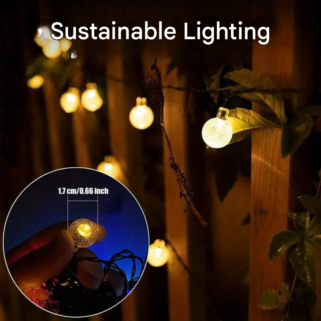 Outdoor Solar Fairy Lights - Eco-Friendly Illumination