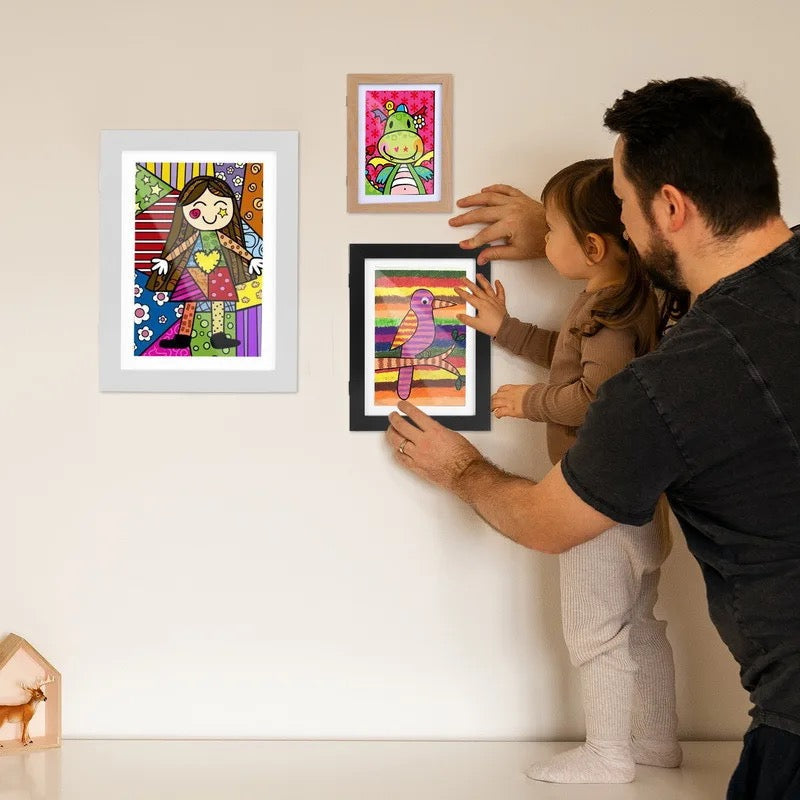 Compact Gallery Frame for Up to 150 Cherished Pieces