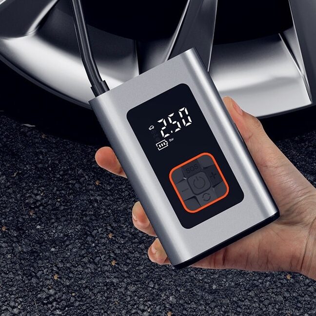 Compact Electric Tire Pump for Fast and Reliable Inflation