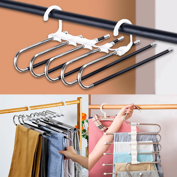 Space-Saver Hanger for Pants and Accessories