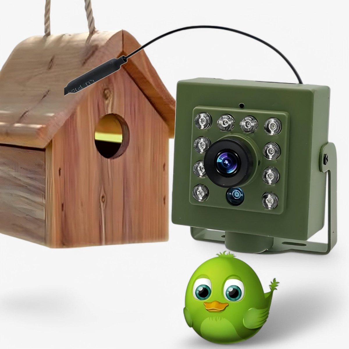 High-Definition Outdoor Wildlife Camera with Night Vision and Motion Tracking