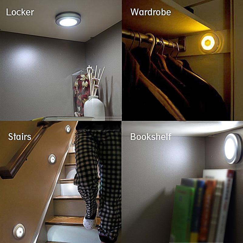 Smart Wireless Motion-Activated LED Night Lamp