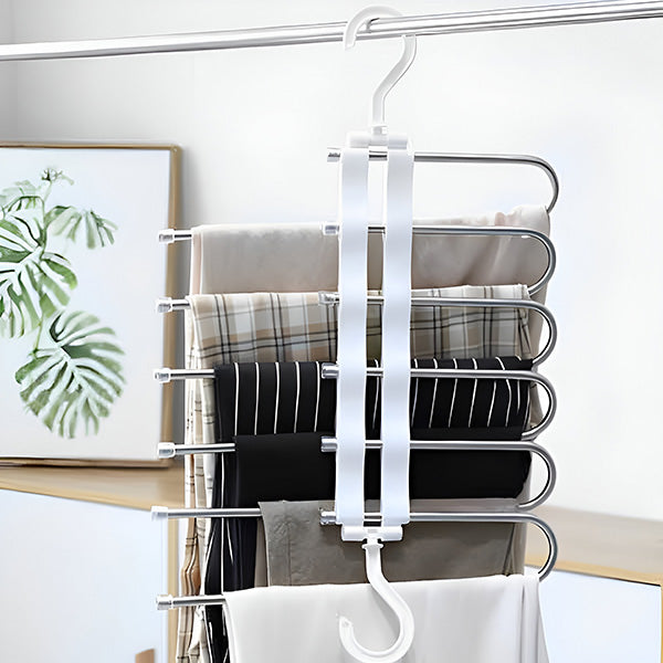 Space-Saver Hanger for Pants and Accessories