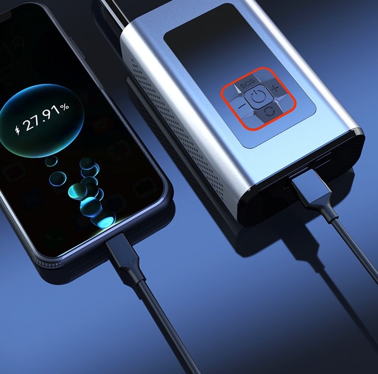 Compact Electric Tire Pump for Fast and Reliable Inflation