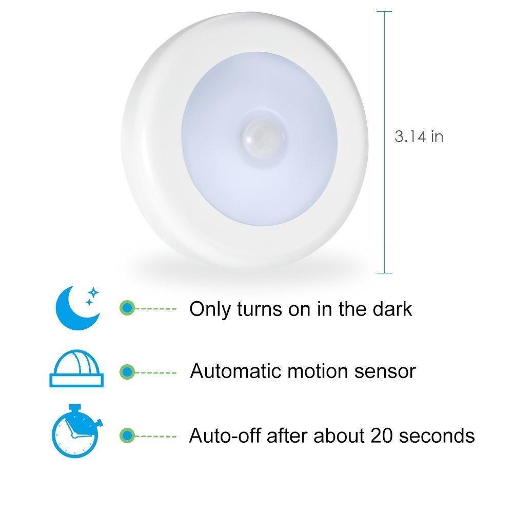 Smart Wireless Motion-Activated LED Night Lamp