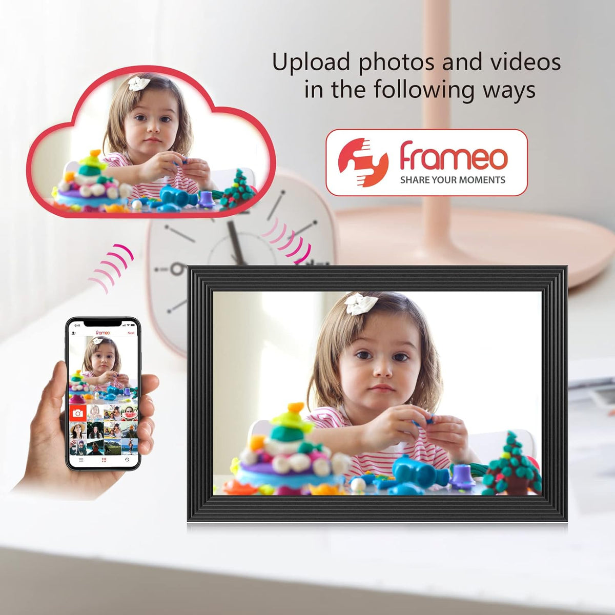 10.1-Inch Smart Digital Display with Video & Camera Features
