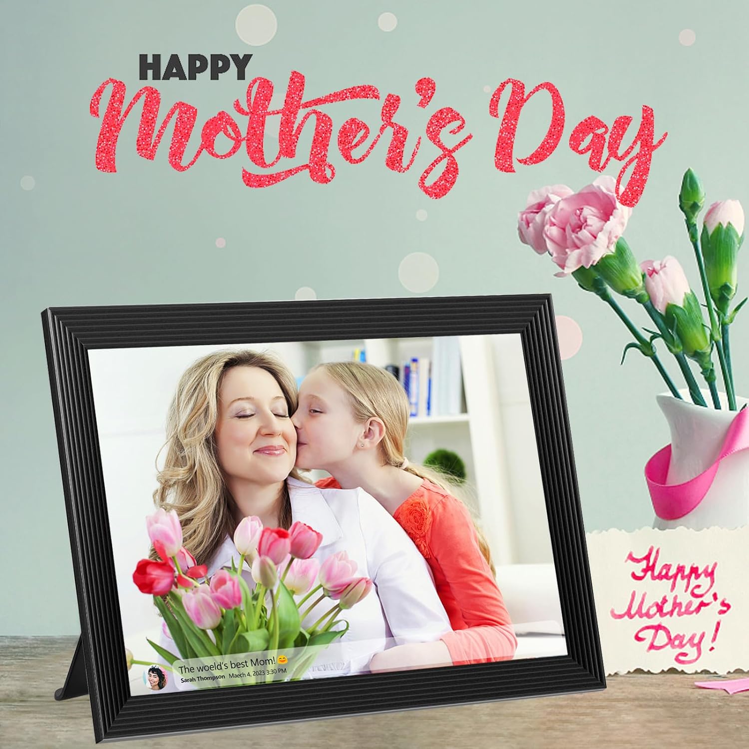 10.1-Inch Smart Digital Display with Video & Camera Features