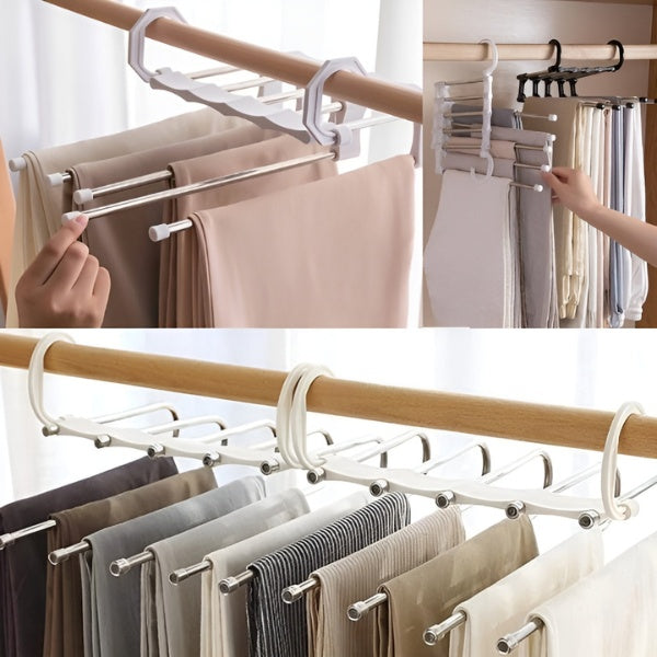 Space-Saver Hanger for Pants and Accessories