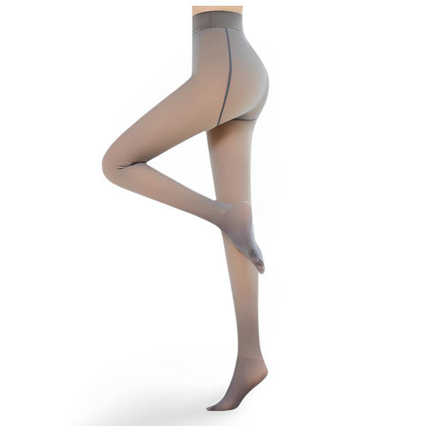 Cozy Luxe Fleece-Infused Tights for Chilly Days