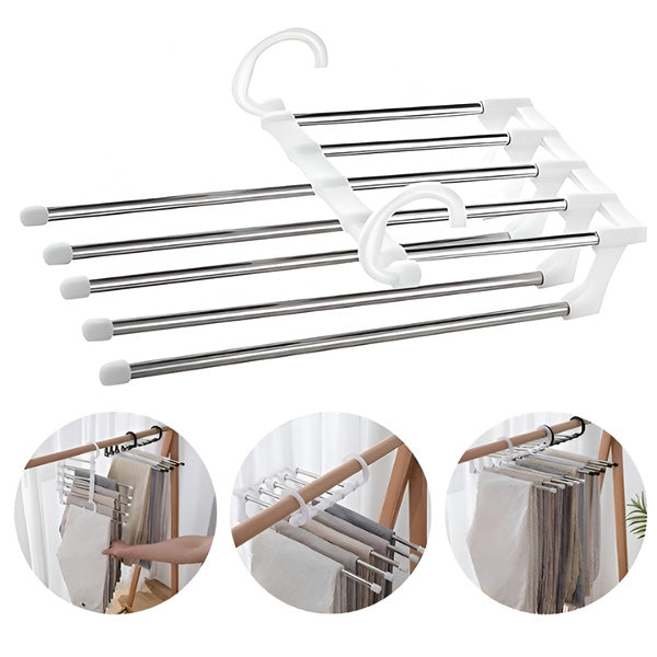 Space-Saver Hanger for Pants and Accessories