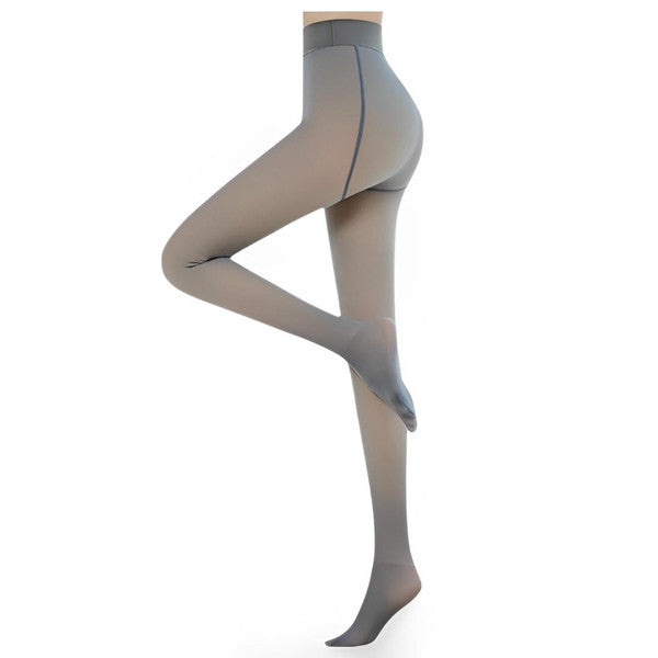 Cozy Luxe Fleece-Infused Tights for Chilly Days