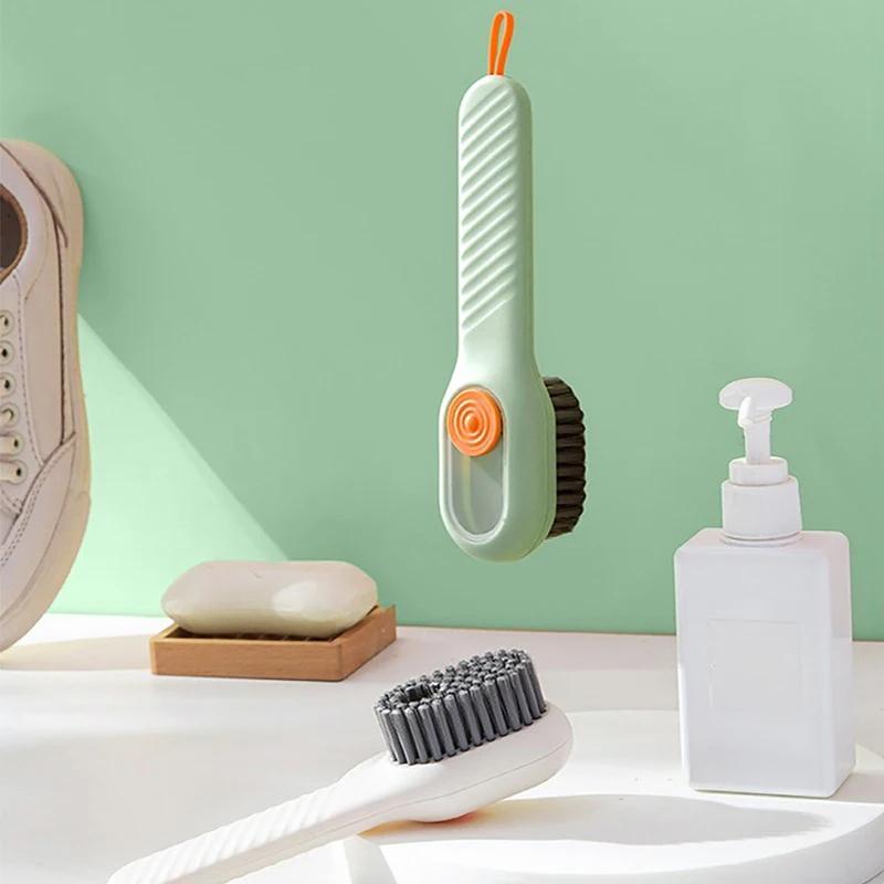 Dual-Pack Smart Shoe Cleaners with Liquid Dispensing